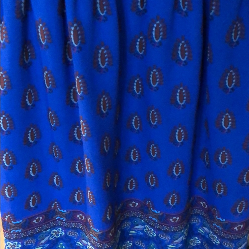 Blue Patterned Dress - Picture 3 of 3
